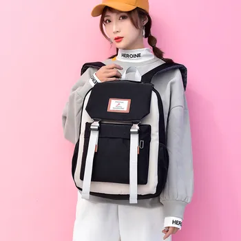 

Fashion Women Backpack High Quality Nylon Backpacks For Teenage Girls Female School Shoulder Bag Bagpack May2