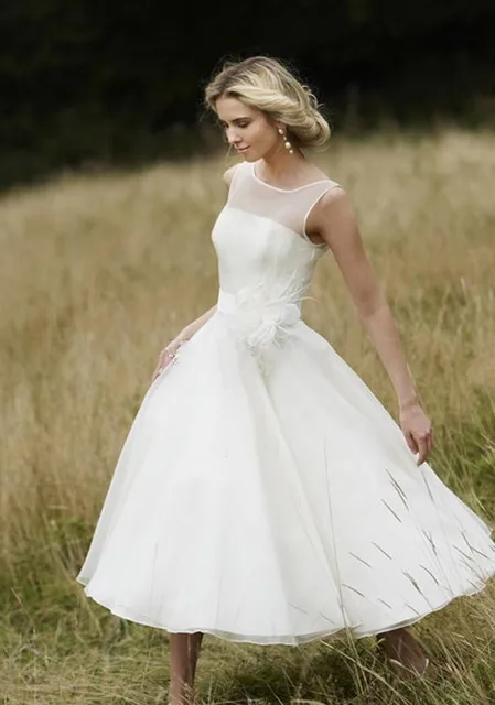 Short Vintage Wedding Dress