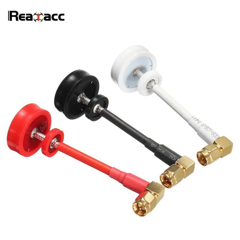 

Original Realacc Pagoda Antenna LHCP Right Angle 5.8G 5dBi 50W Omnidirectional Omni FPV Antenna SMA/RP-SMA Black Red White