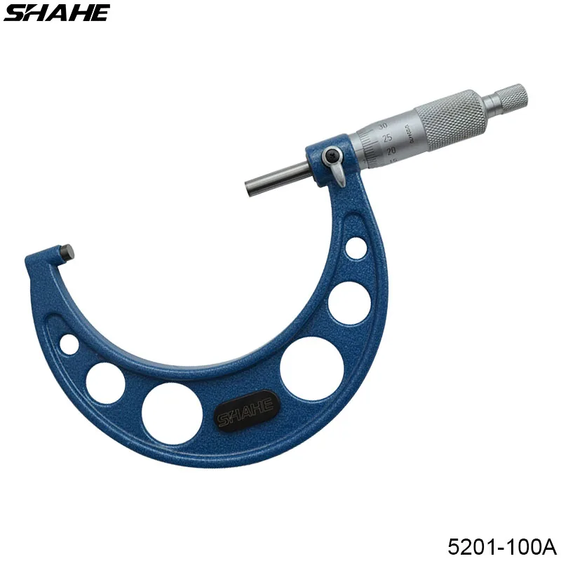

shahe blue Micrometer 75-100mm Hardened Alloy outside micrometer measuring tools