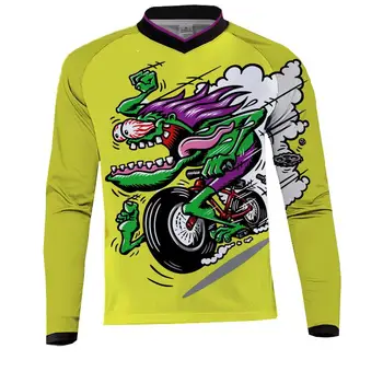 

Motocross 2019 New Downhill Jersey Mountain Bike Motorcycle Cycling MX Off Road Bicycle MTB T-Shirt Long Sleeve Jersey moto