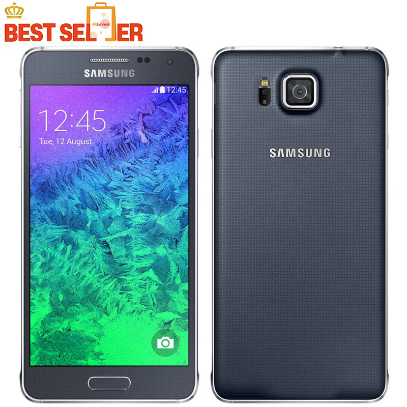Разблокированный мобильный телефон samsung Galaxy Alpha G850A G850F 4G LTE четырехъядерный 4 7