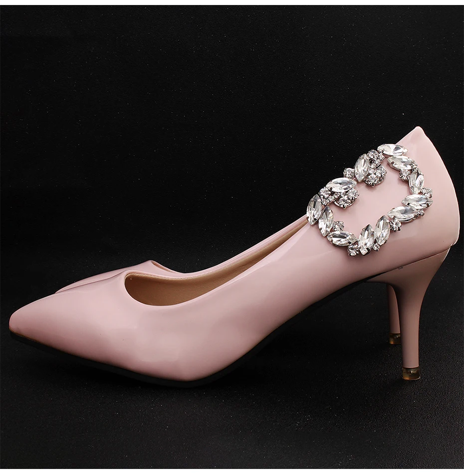 Miallo/Новинка года; женские свадебные туфли ручной работы с большими Австрийскими кристаллами и жемчугом; свадебные туфли с пряжкой из сплава для невесты и подружки невесты