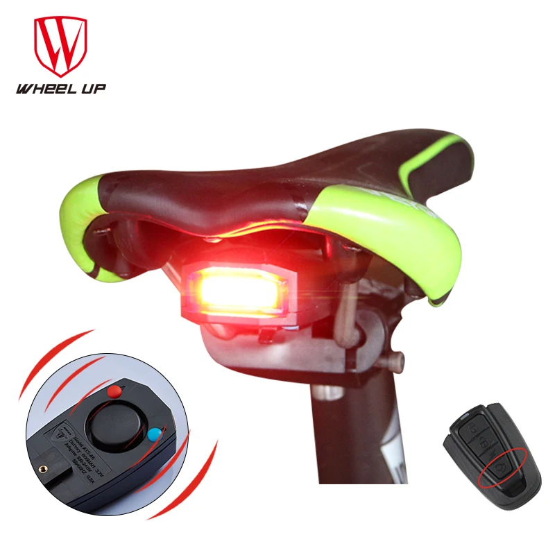 4 In 1 Anti theft Wireless Remote Control mountain seat bike light