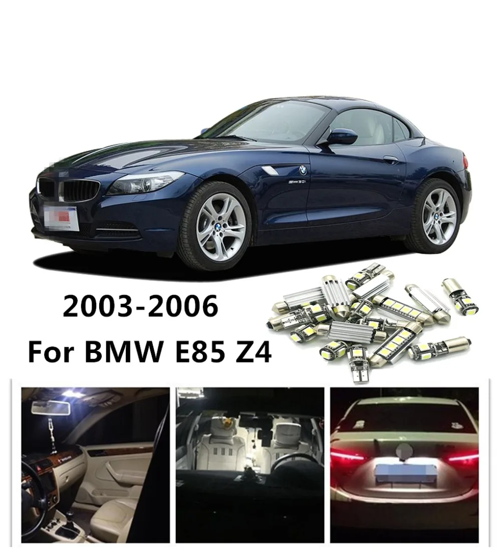 JGAUT для BMW Z4 E85 2003-2006 12 шт. без ошибок белый красный синий купол icense пластинчатый
