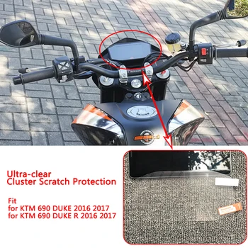 

For KTM 2017 2018 Duke 690 790 1290 DUKE Clear Cluster Scratch Protection TPU Film Screen Protector 2018 100% Brand New