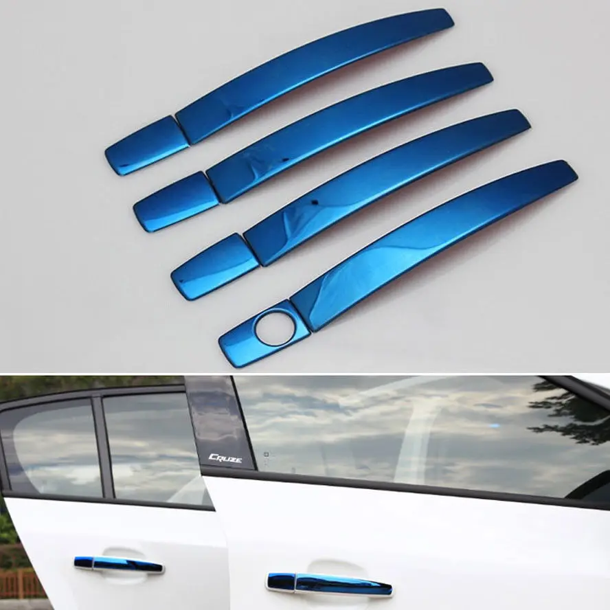 Stainless Steel Auto Door Handle Cover Trim Overlays font b Interior b font Car Styling Stickers