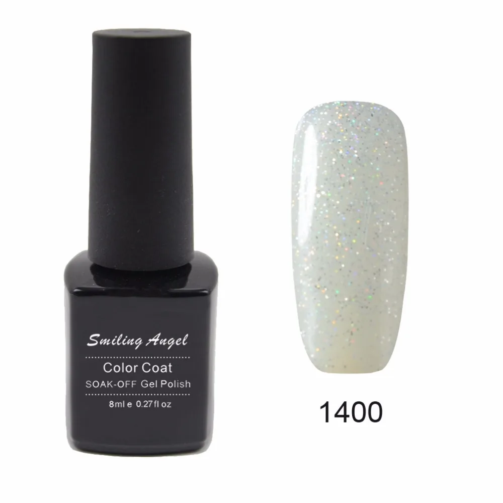 Smiling Angel Bling Primer Gel Nail Polish UV LED Soak off Top Base