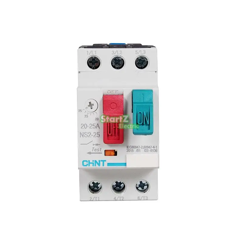 CHNT NS2-25 6.3A(4-63.A) Motor protector motor starter Motor Circuit Breaker motor switch GV2 ME CHNT NS2-25 6.3A(4-63.A) Motor protector motor starter Motor Circuit Breaker motor switch GV2 ME