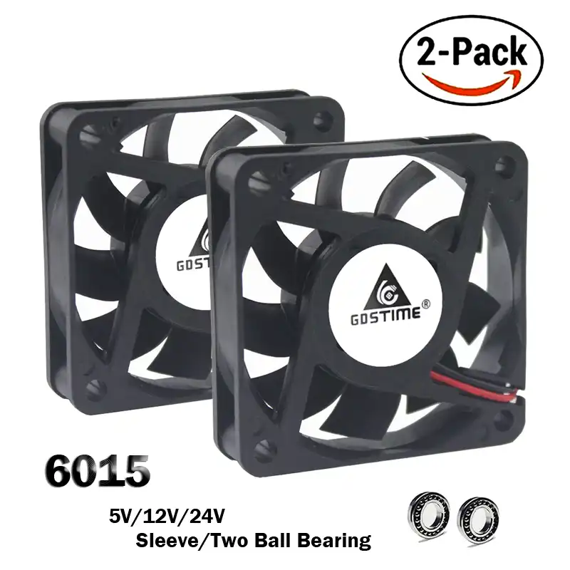 REFIT DC 12V 60x60x15mmDC 6cm 6cm cm 6015 Chassis Cooling Fan