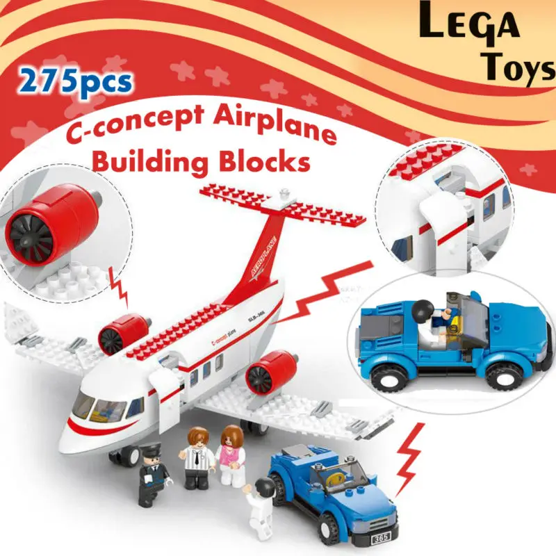 Building Blocks Aviation C concept Plane 275pcs /set Airplane Airpor