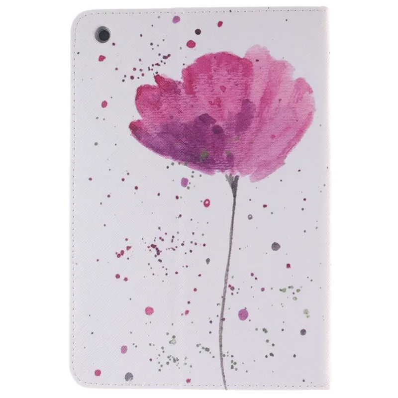 Lovly Flower Flip Wallet Case For Apple iPad Mini Cover For Mini 2 Mini1 Mini 3 Case PU Leather Stand Tablet Cover Case Fundas (4)