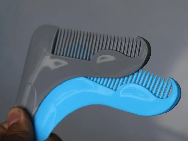 Venda quente pente de barba de plástico