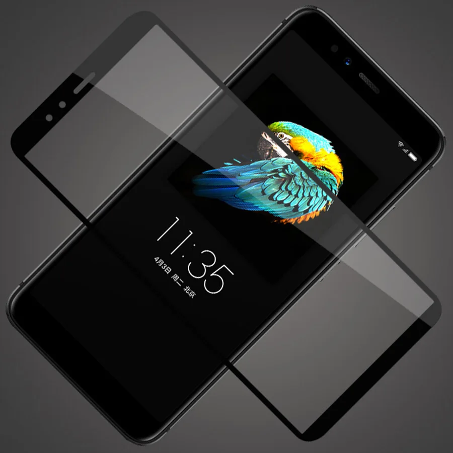 Закаленное стекло с полным покрытием для Lenovo S5 2 шт. защитная пленка K520