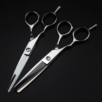 

6" 5.5" brand left handed Scissor Cutting Thinning Scissor Dog Cat Hair Cutting Hairdressing Style Professional Pet Groomer Tool