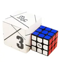 Cuberspeed yj mgc 3x3 m cubo de velocidade preto yj mgc magnético 3x3x3 cubo mágico quebra-cabeça