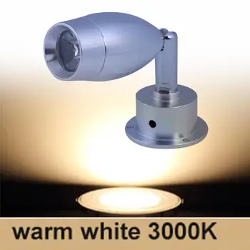 

3W LED spot light Aluminum mini led downlight holder Surface Wall mounted showcase jewelry counter ceiling lamp 111~240V