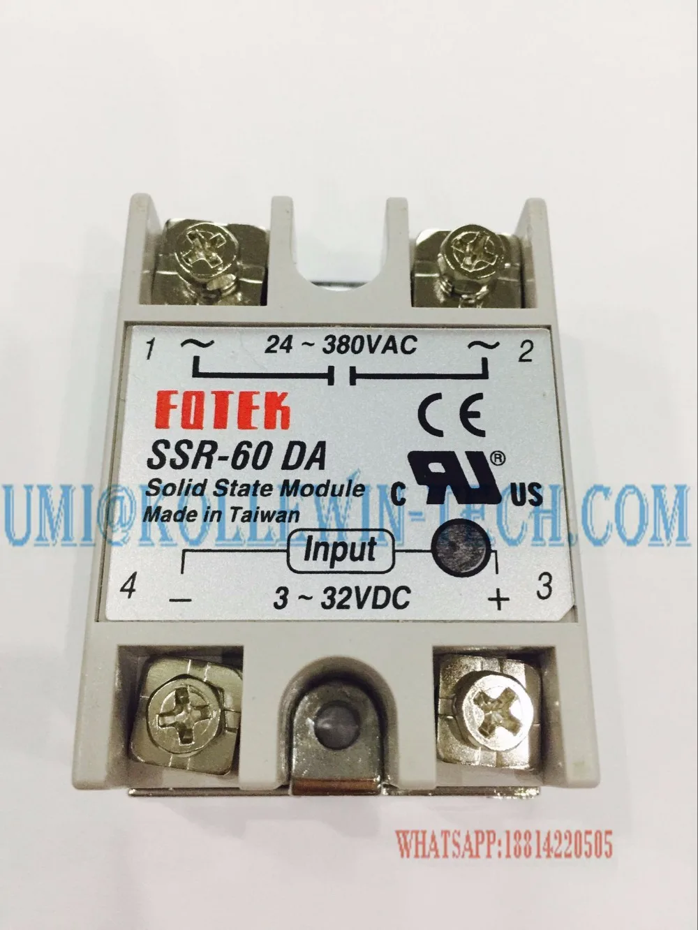 SSR-60 DA твердотельные реле SSR 60DA 60A 3-32VDC/24-380VAC SSR-60DA | Обустройство дома