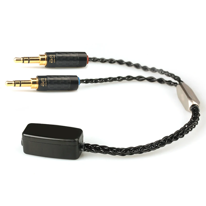 

Xiao Fan Handmade Platinum Balance Line Pha-3 to 3.5mm Stereo Male 2.5mm Flat Male 4.4mm Female 3.5mm Balanced Extension Cable