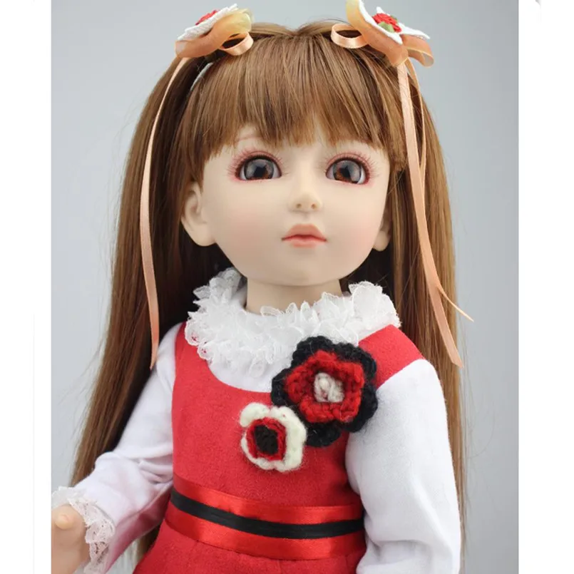 Handmade 18 Inch Girl Doll Plastic Toy Dolls for Girls Toy Gifts,45CM