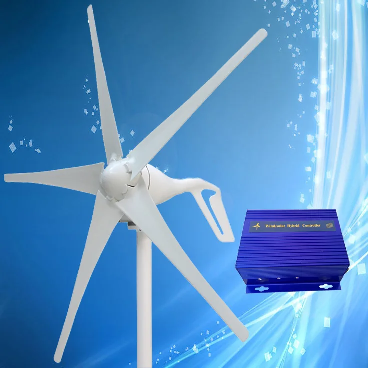 

2019 New Arrival 400W Wind Turbine Generator + Wind/Solar Hybrid Controller (Max 600W Wind Turbine, Max 300W Solar Panel)