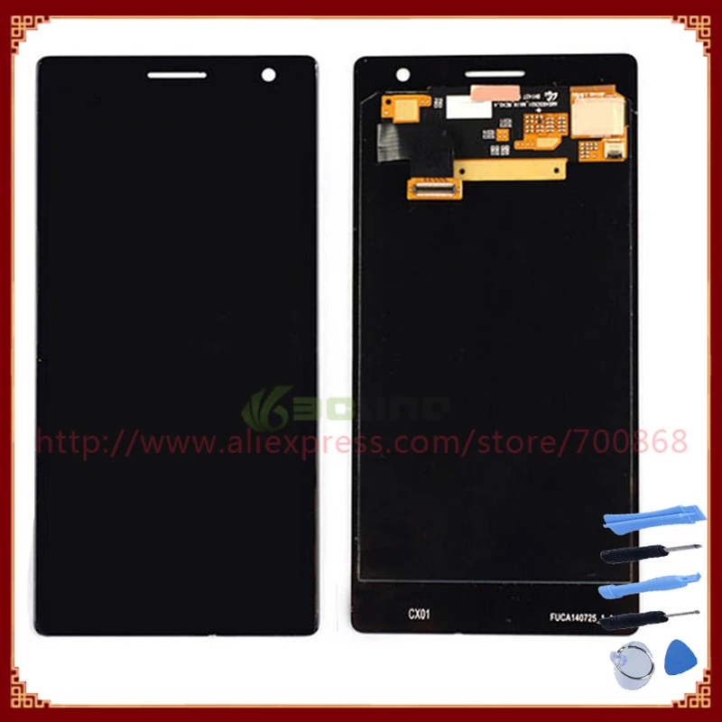 

LCD Display With Touch Screen Digitizer Assembly For Nokia Lumia 730 735 Black + Tools Free Shipping