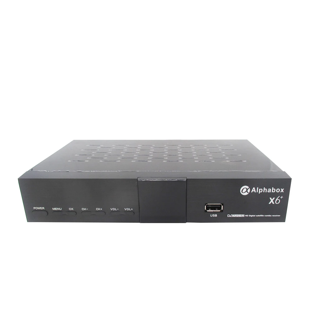 Alphabox X6+ комбинированный DVB-S2/T2/C спутниковый ТВ приемник Поддержка Cccam Newcamd Mgcamd Powervu Ключ ТВ Тернер USB Wifi alphabox x6