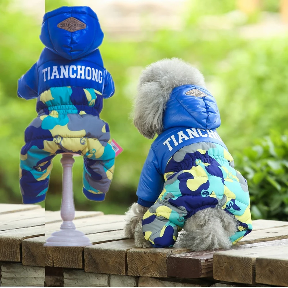 Buy New Dog Pet Jumpcoat Winter Fleece Camo Warm