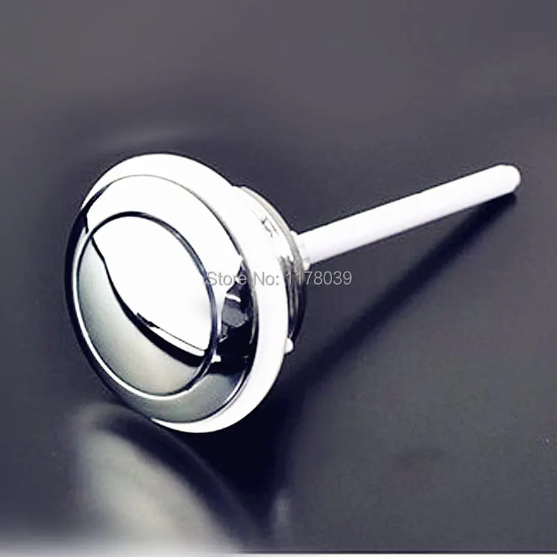 toilet water tank ceramics cover ABS plastic switch push button,Outer round diameter 58mm round single push button,J17341
