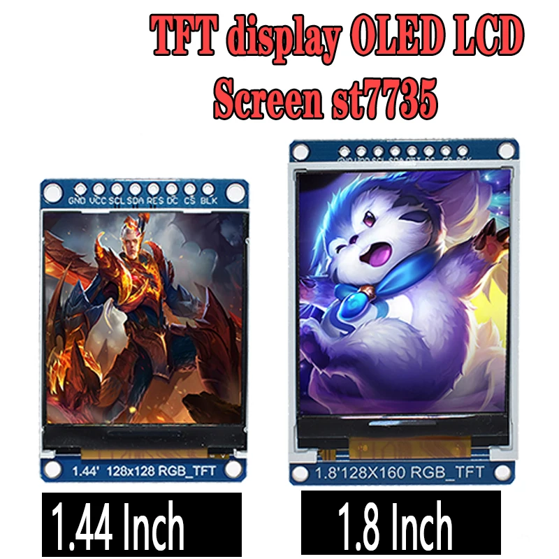 Module D'affichage IPS Résolution 135x240 Interface TFT SPI ST7789V Type De Ligne