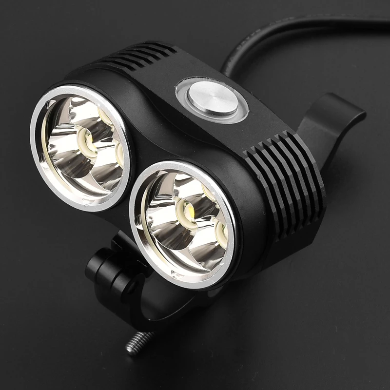 Cheap 10000 Lumen Waterproof Front Light XM-L T6 LED Bicycle Light Bike Light Lamp + 18650 Battery Pack + Charger 4