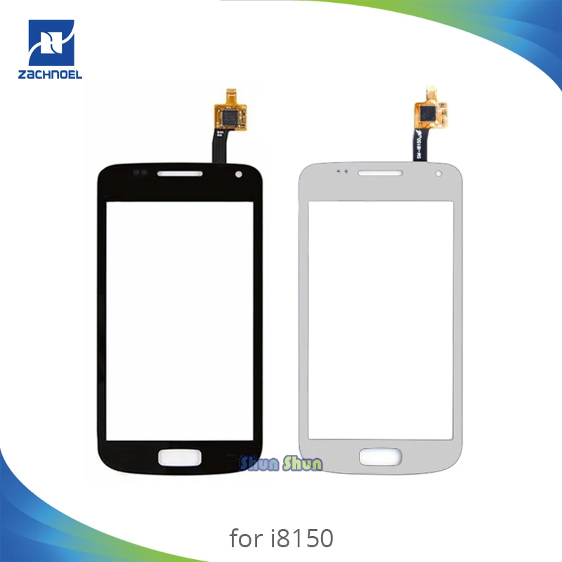 

3.7" for Samsung Galaxy W i8150 Touch Screen Digitizer Sensor Front Glass Lens Panel Black Mobile Phone Repair Parts