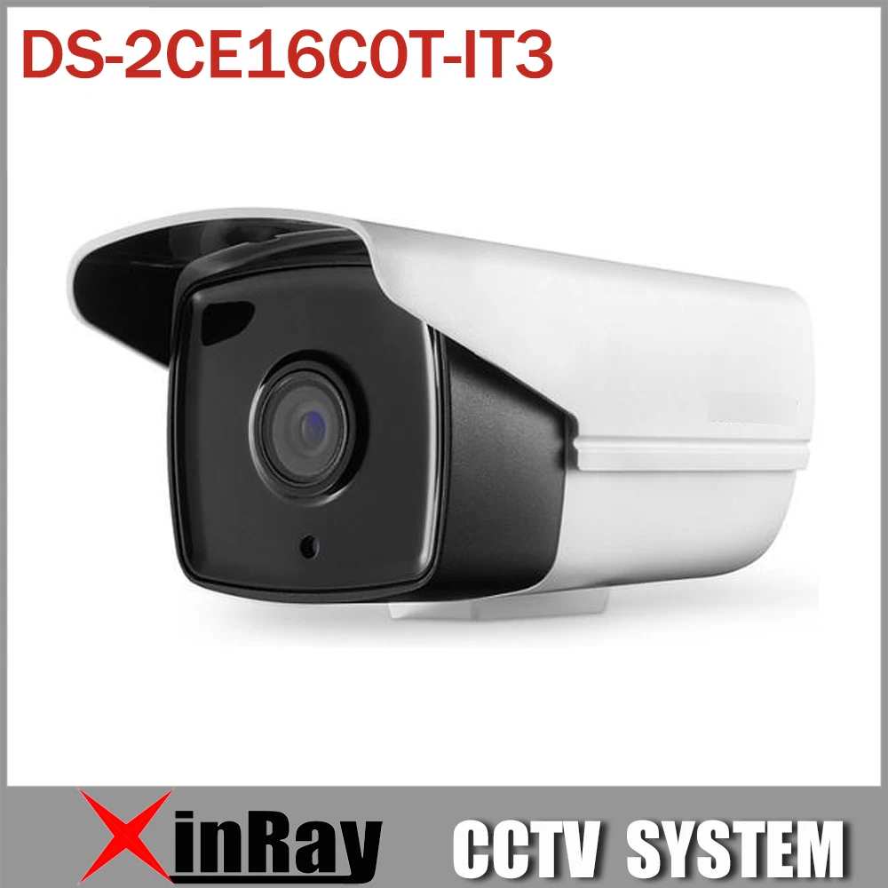 HIK EXIR Bullet Camera 720P HDTVI DS-2CE16C0T-IT3 Support IP66 with 40M IR True Day/Night IR Camera