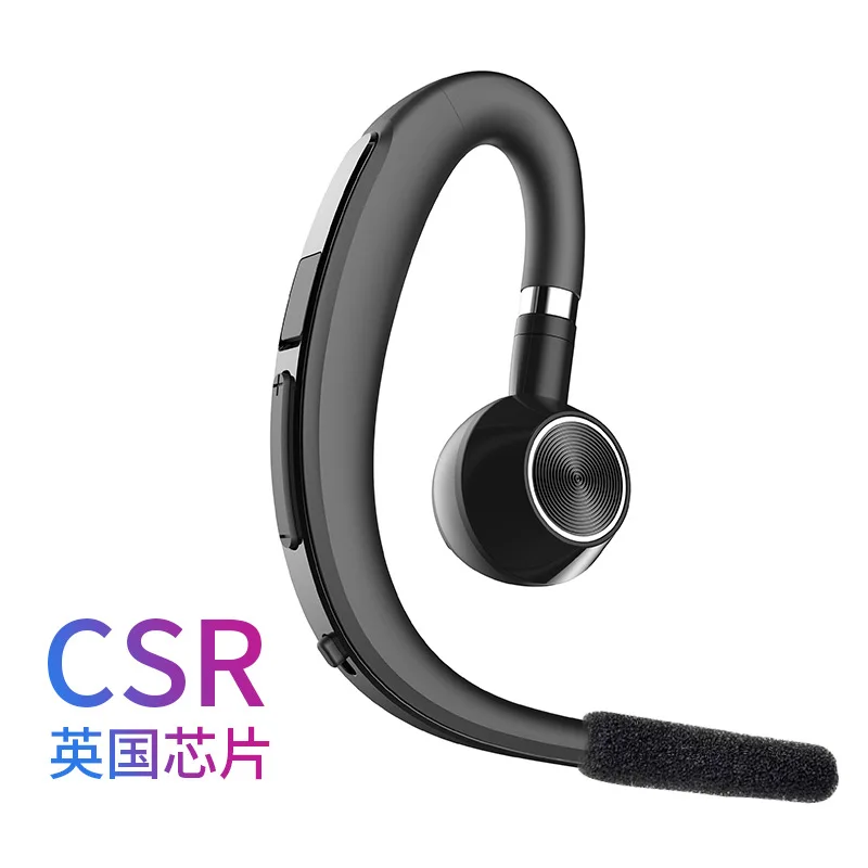 

Wireless Earbud Bluetooth 5.0 Headset Single Headphone 6H Talking Time With Microphone Hands-Free Call For Car Driver