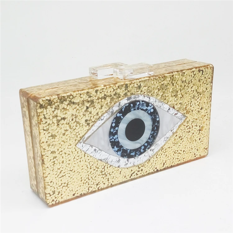 crystal bling cluth bag blue eye (8)
