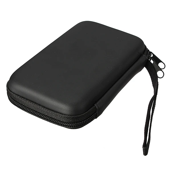 LEORY Portable 2.5 inch HDD Bag Case Pouch Zipper External Professional For Protection Standard GPS Hard Disk Drive Device
