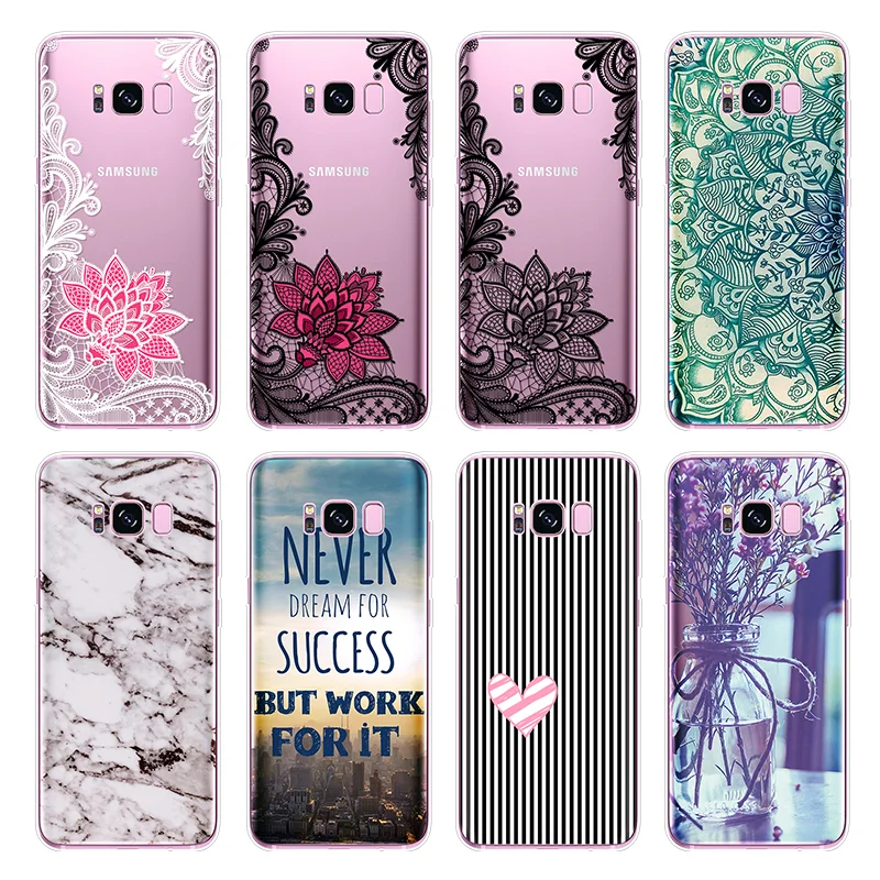 

Cover For Samsung Galaxy Note 8 9 J2 J3 J5 J7 Prime S6 S7 Edge S8 S9 Plus A3 A5 A6 A8 2016 2017 2018 Painted Flower TPU Case