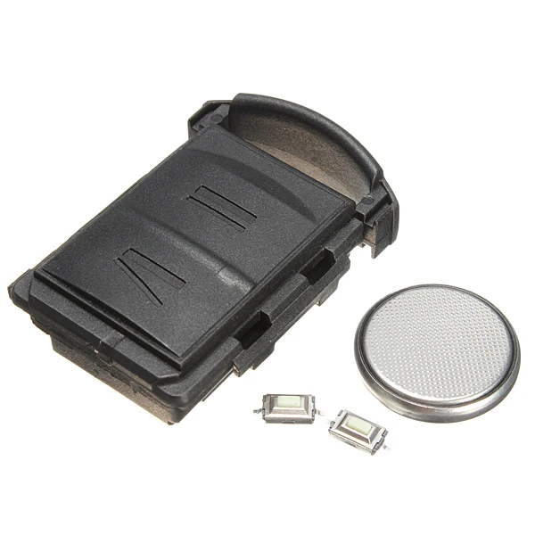 2 кнопки дистанционного брелока чехол переключатель оболочки+ батарея DIY Ремонтный комплект для Vauxhall Opel Corsa, Combo