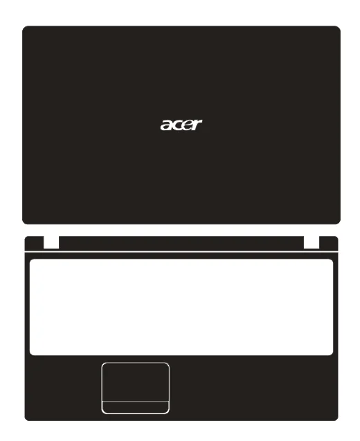 Специальный чехол для ноутбука из углеродного волокна виниловые наклейки Acer Aspire