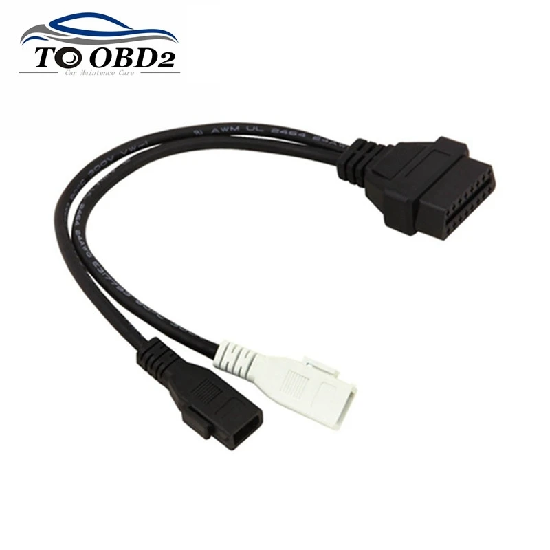 

VAG Adapter For AUDI 2X2 OBD1 OBD2 Car Diagnostic Cable 2P+2P for Audi 2X2Pin to OBD2 16Pin Female Connector VAG COM