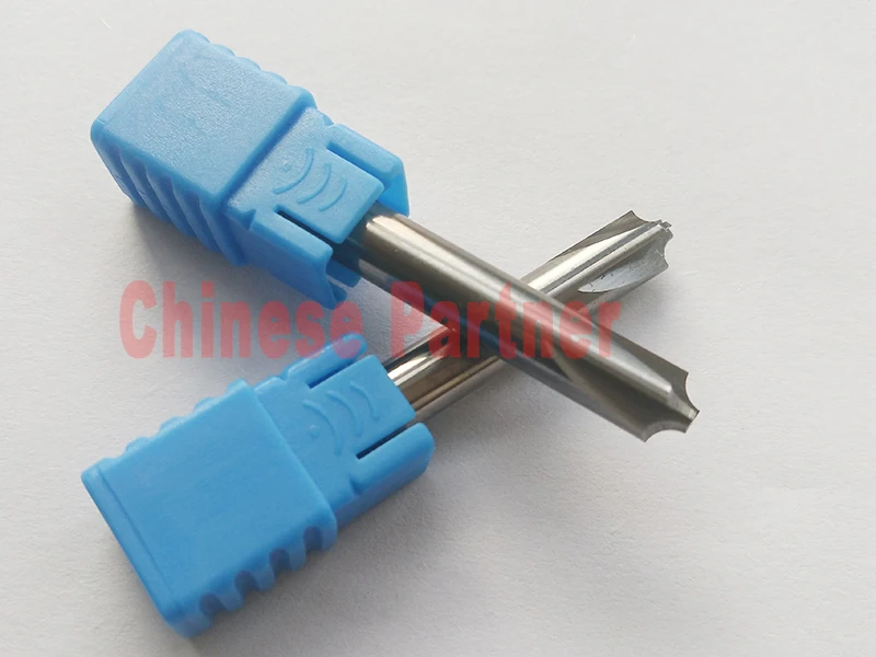 

1pc D6*50L*R0.5 HRC50 Solid carbide chamfering milling cutter Chamfer route bits for Aluminum knife tools