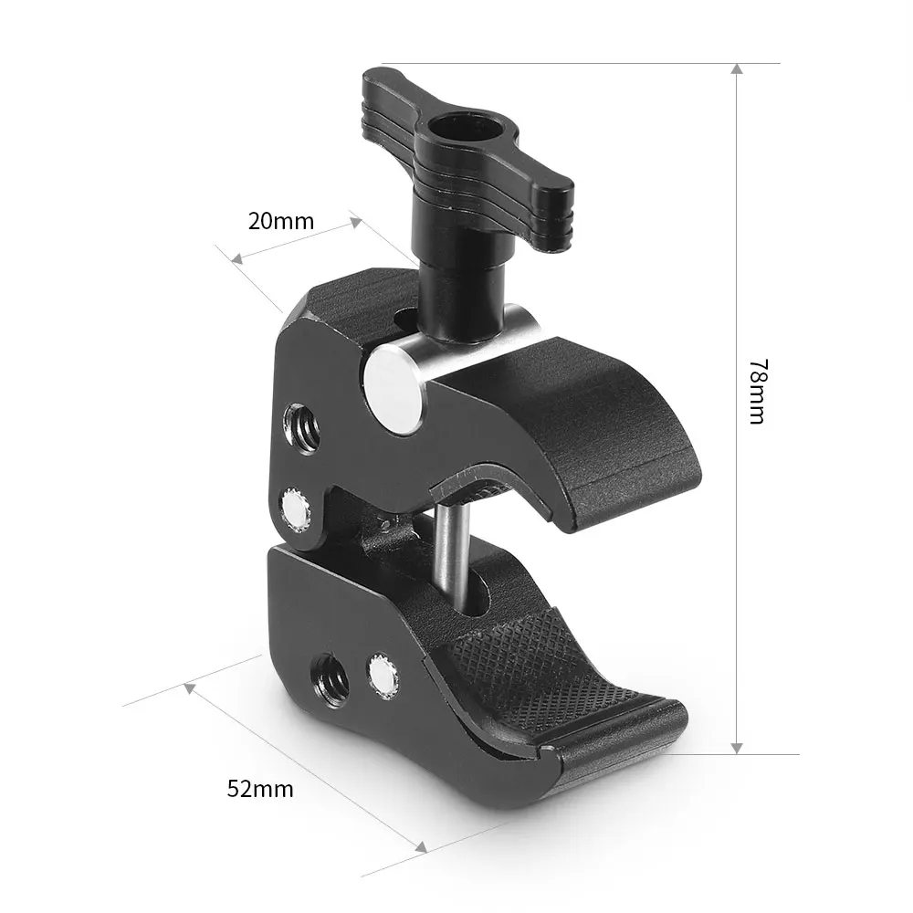 SmallRig 10-55 мм Супер зажим с 1/" и Arri локационное отверстие для Nato Rail/Arri Локация Волшебная рукоятка/монитор/светильник/стержень-2220