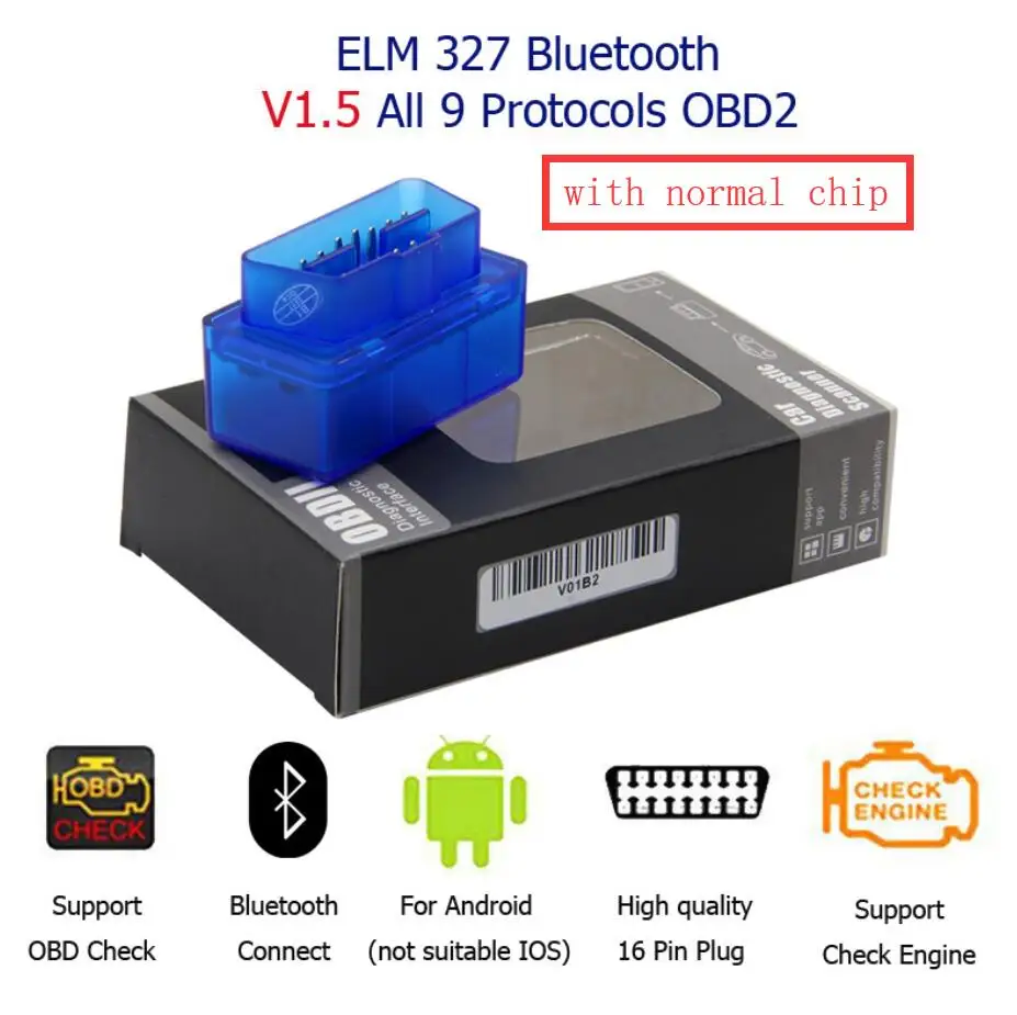 normal chip elm327 mini