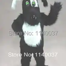 Маскоты черные и белые Блэки Собака Щенок Маскоты костюм персонажа из мультфильма карнавальный костюм маскарадный костюм партии