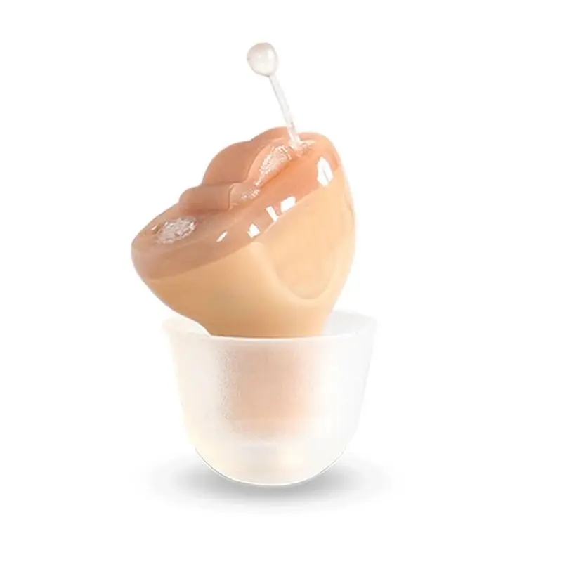  1pc Mini Invisible Hearing Aid Sound Enhancer Portable Inner Ear Aid Sound Amplifier For The Elderl