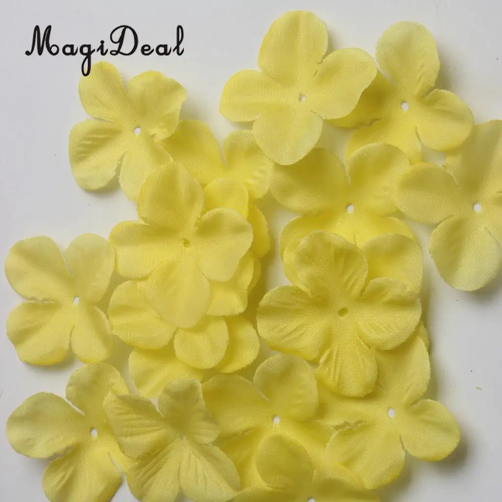 MagiDeal Delicate 500Pcs Artificial Rose Flower Petals Craft for DIY Hair Bow Dress Wedding Party Corsage Flower Garland Decor