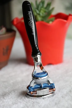 

Frank Shaving(FS), #FU-01EB, 5 Layer Blades Shaving Razor With Faux Ebony handle +FREE Razor Holder(#43)+FREE SHIPPING