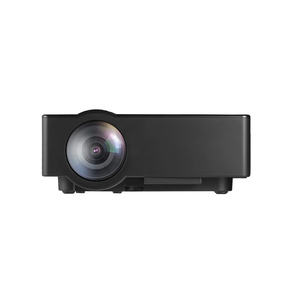 Most Buy yfaXn LCD Mini projecteur 1500 LM 1080P Full HD 800*480 vidéo Home Cinema IR télécommande filaire le même écran japonais 2 couleurs