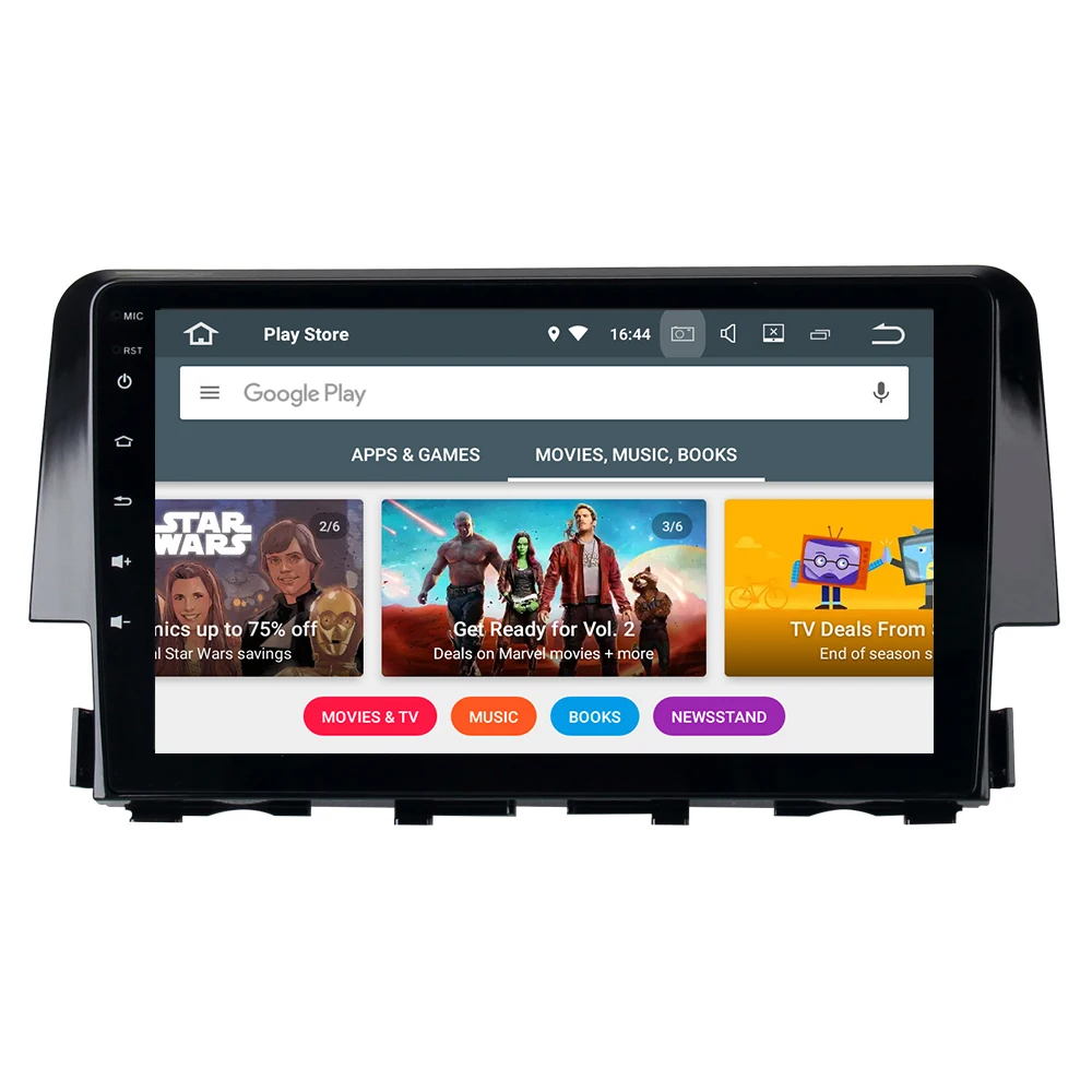 Android 9 автомобильный без dvd-плеера gps-навигация, радио, стерео для Honda Civic мультимедиа магнитола головное устройство
