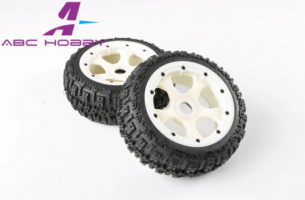 

HPI RACING/KM HPI 5B 5T 5SC LOSI TDBX FS racing MCD 1/5 scale rc 5B front tyres set with nylon hub (Generation 3)